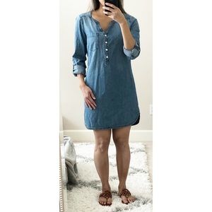 Express Chambray denim Shirt Dress size XS
